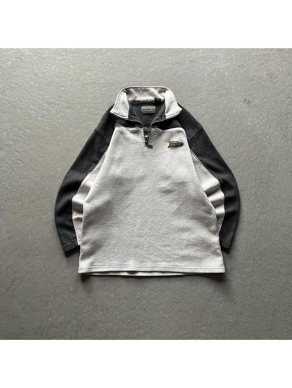 Vintage 90s Point Zero Surfwear Fleece Quarterzip-Zip